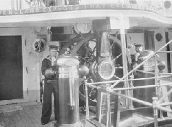 HMS Calliope Wheelhouse